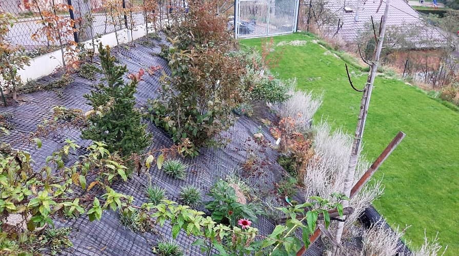 Geogitter als Oberflächenschutz