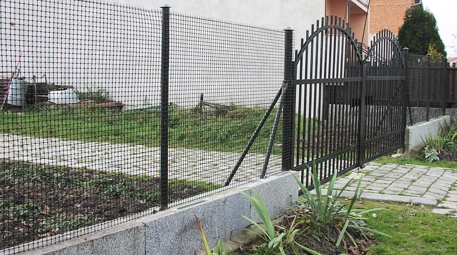 Geogitter als Barriere